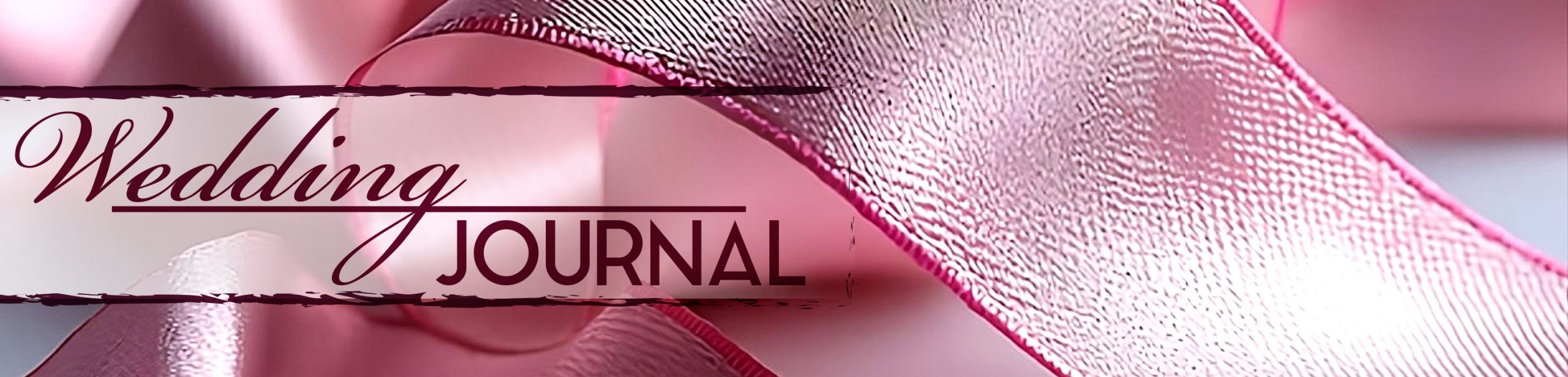 SEISMIC SOUND - Wedding Portal Login: Close-up pink ribbons draped in swirls